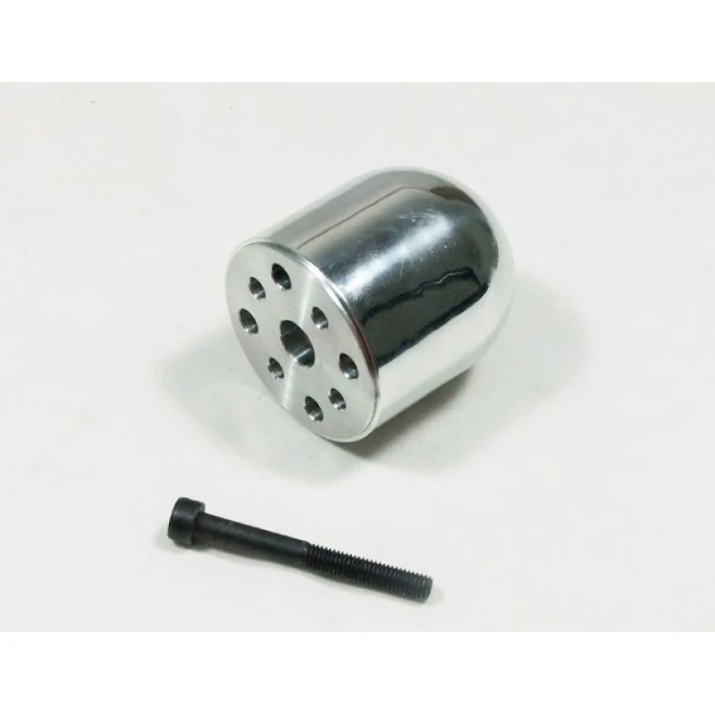 Miracle RC 1.75" (45mm) Super Light Spinner Drilled for DLE30 ETC Silver