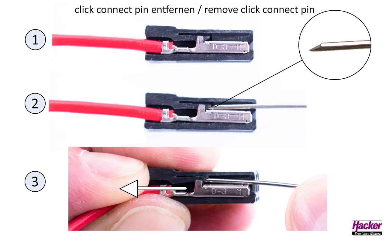12 Pin Click Connect Multipin Connectors Ideal for Wing or Stab Wiring from IRC Emcotec (20-24AWG Pins) A85250 / 2862 - Image 6