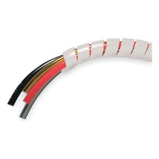 12mm Clear Spiral Wrap 10mm - 18mm ideal for Wiring, Air or Fuel Tube 2m Length