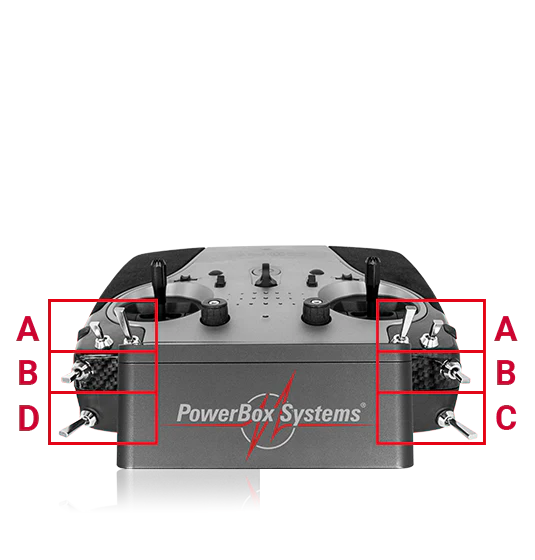 2 Position Switch for Mounting Position C & D 2POS-S-OX-CD for PowerBox Core 8123 - Image 3