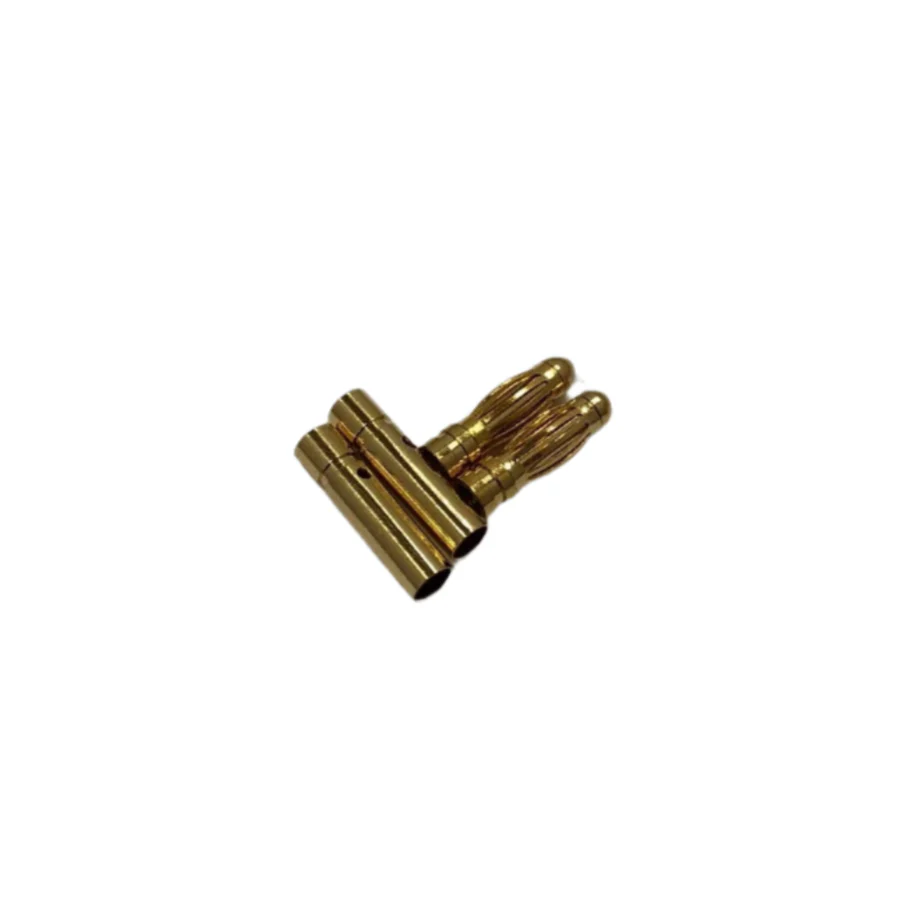 3mm Gold Bullet Connector Set - 2 Pairs 20206EF