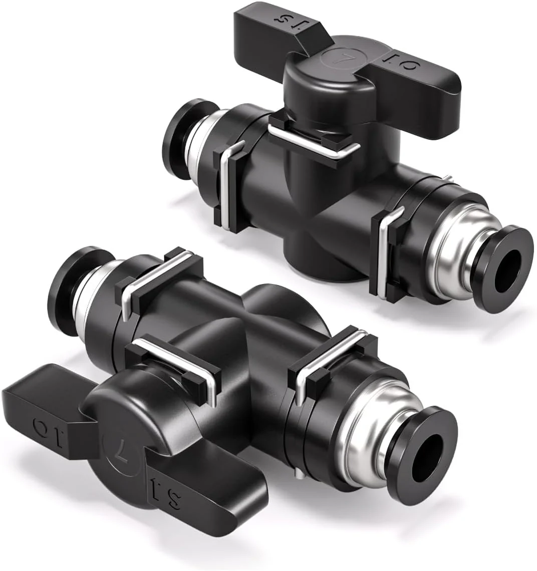 6mm Ball Valve Tap with Arm Large Body ideal for Fuel Canisters etc