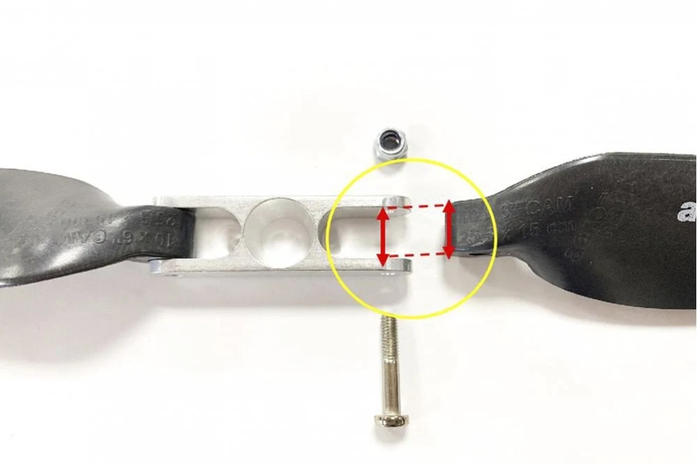 Aeronaut Aluminum Middle Piece 62 / 8mm 7242/40 - Image 2
