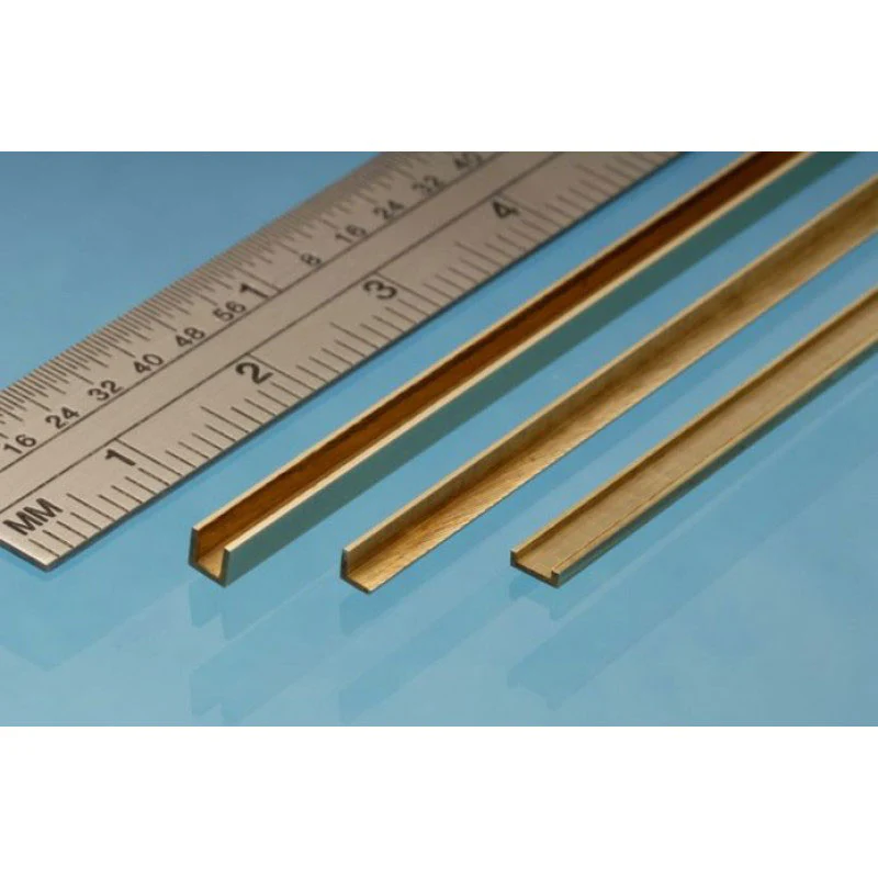 Albion Alloys 4x4mm Brass Angle (1 Pack) A4