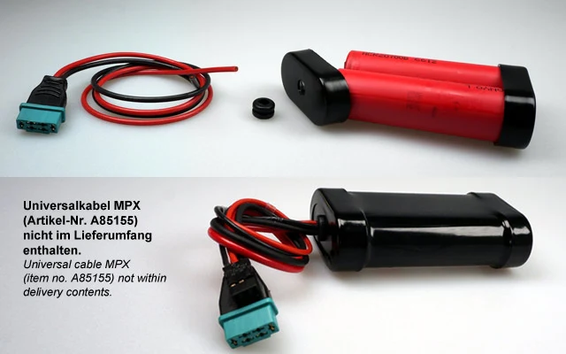 Battery End Caps S: Suitable for 2x 18650 cells from Emcotec A43100 - Image 3