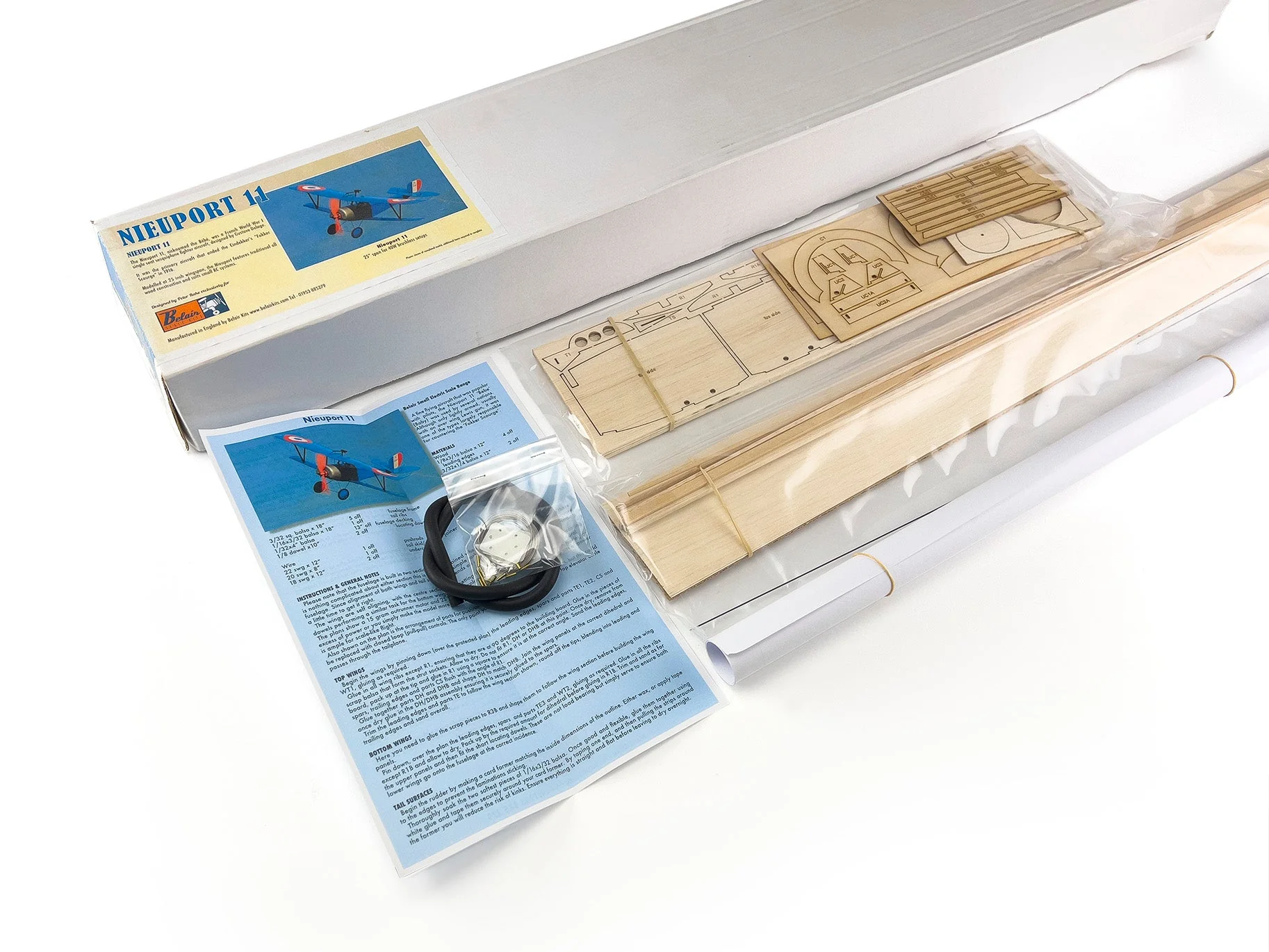 Belair Nieuport 11 "Bebe' 25" electric scale kit BA017 - Image 5