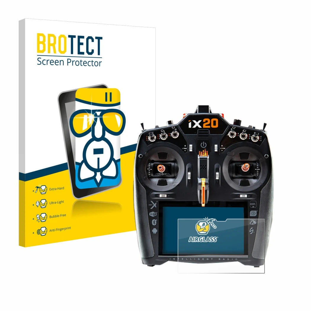 BROTECT AirGlass Glass Screen Protector & Anti-Fingerprint for Spektrum iX20 1 Pack