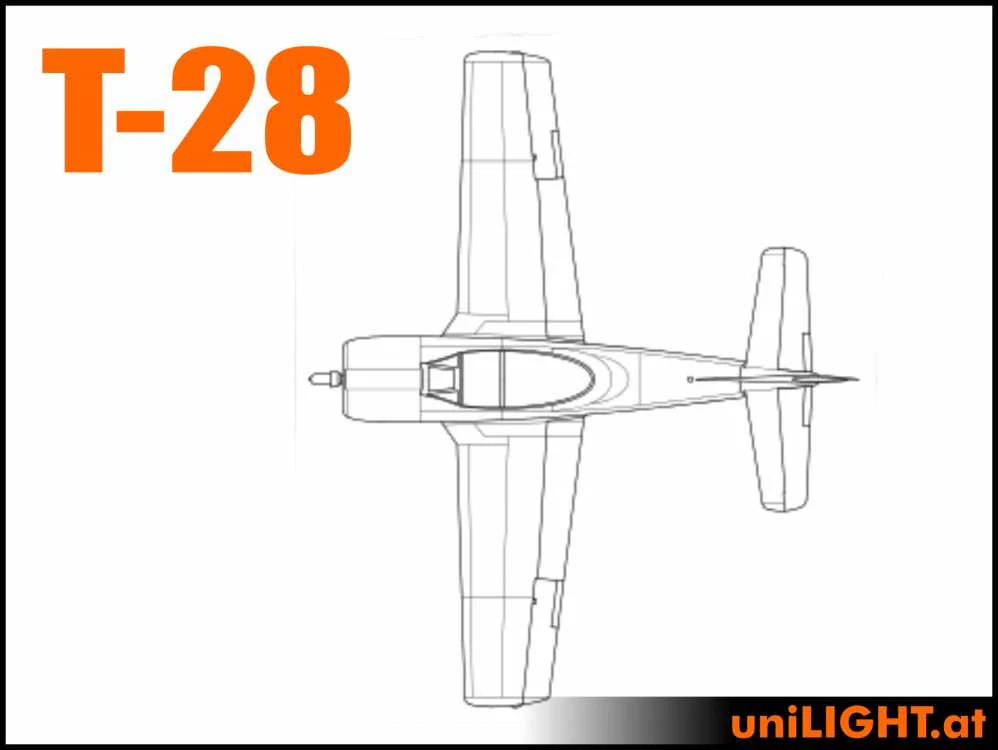 Bundle North American T-28, 1:4.5, ~2.75m Wingspan Professional Set BND-T28-45-P