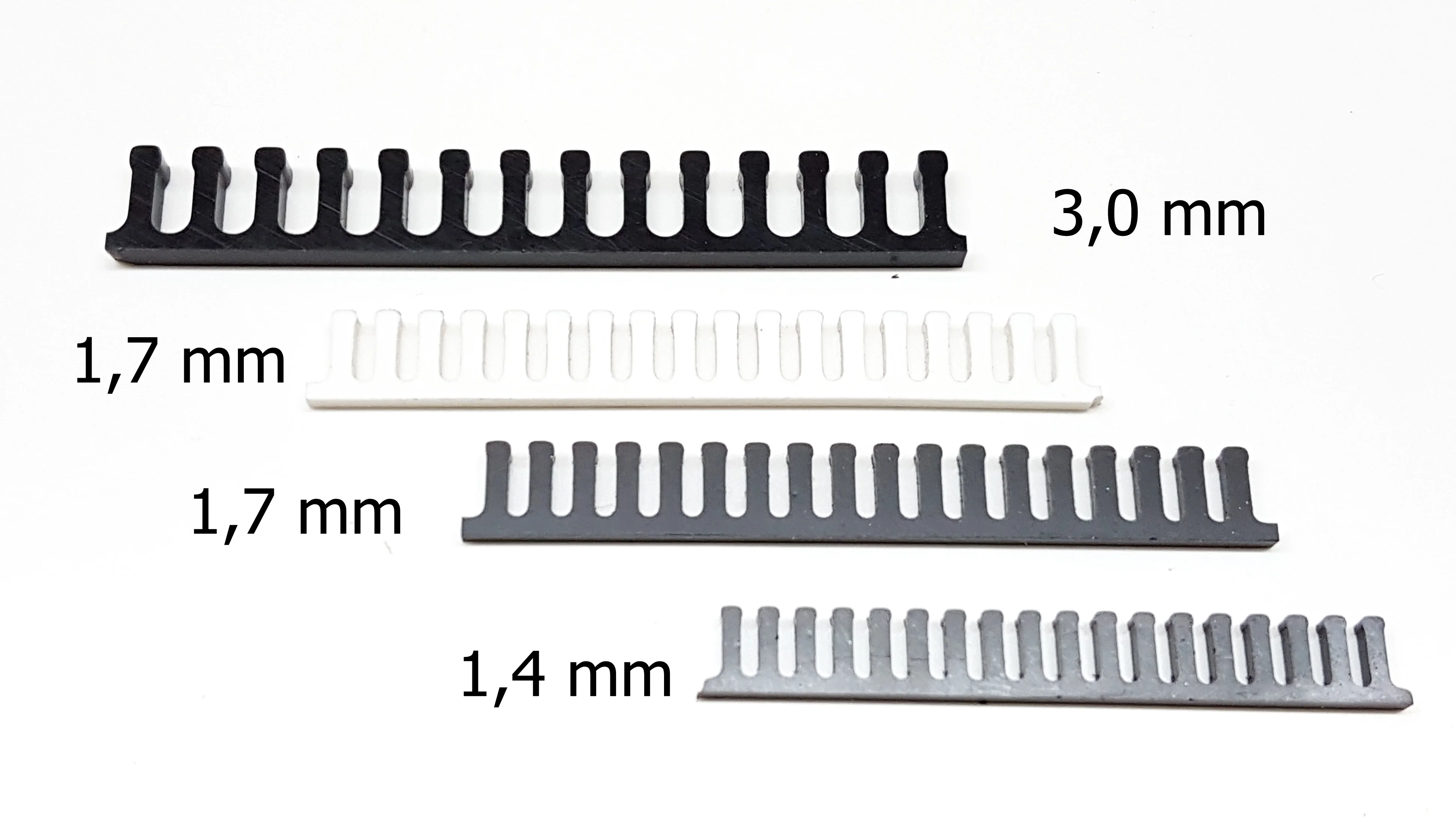 Cable Holder Servo Wire Flat 1.4mm Black Click Holder from STV-Tech 012-20 - Image 2