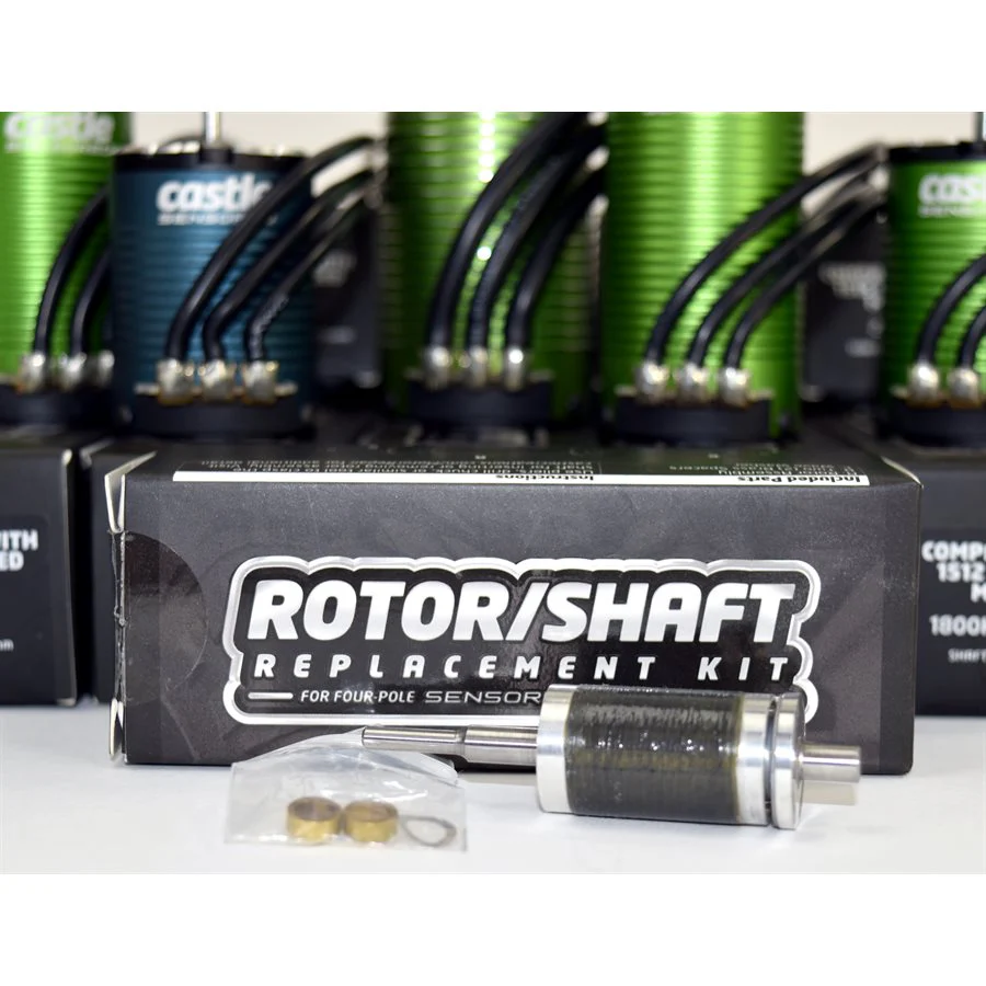 Castle Creations ROTOR/SHAFT REPLACEMENT KIT 1406-6900Kv CC011-0124-00