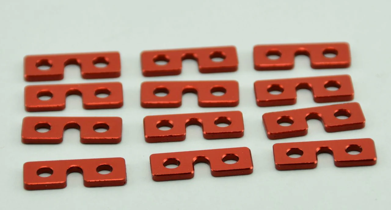 CNC Servo Washers (12 piece) - Suits Standard Size JR / Spektrum Futaba & Hitec Servos by Intairco IAC-669