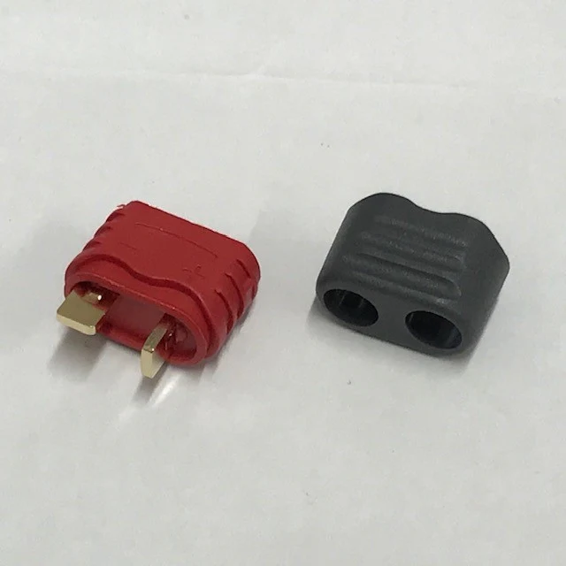 Deans 40A High Current Female Connector With Wire Shield by Amass