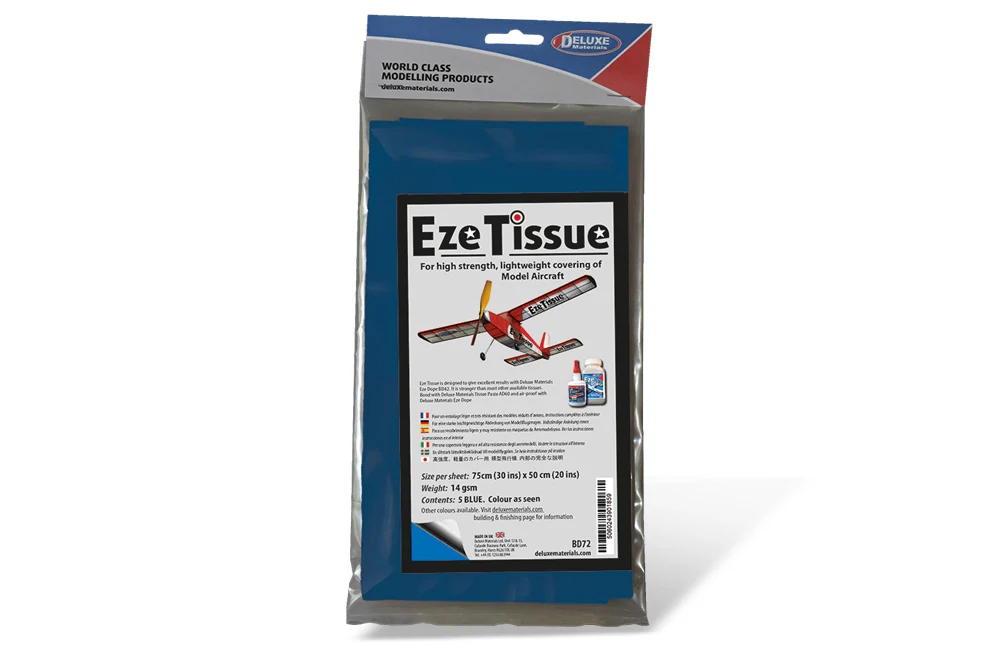 Deluxe Materials Eze Tissue (Blue) (5 sheets per pack) BD72
