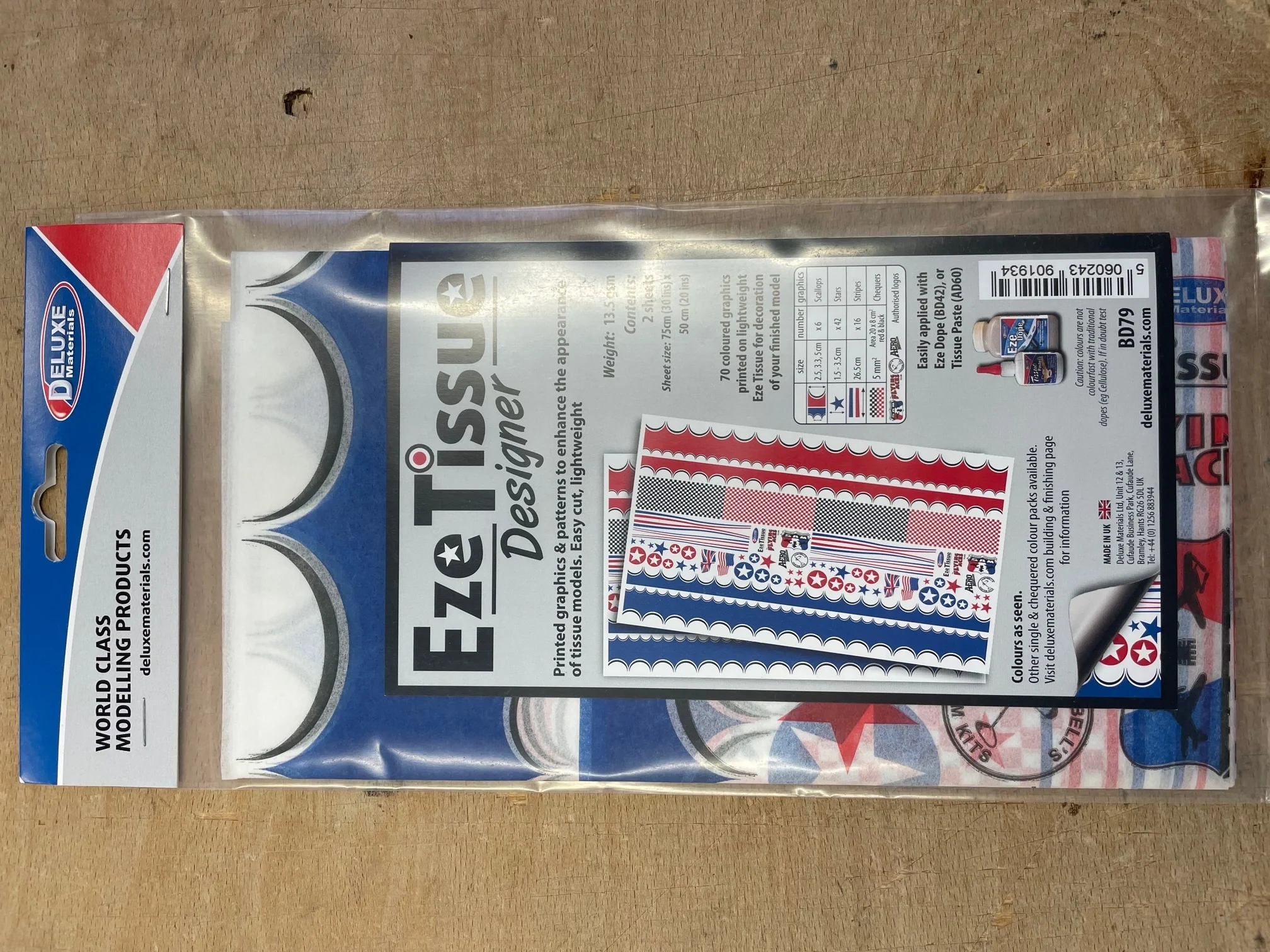 Deluxe Materials Eze Tissue (Designer) (2 sheets per pack) BD79