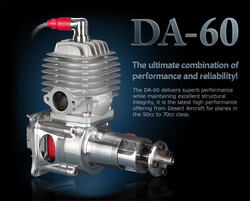 Desert Aircraft DA60 Petrol Engine - Image 3