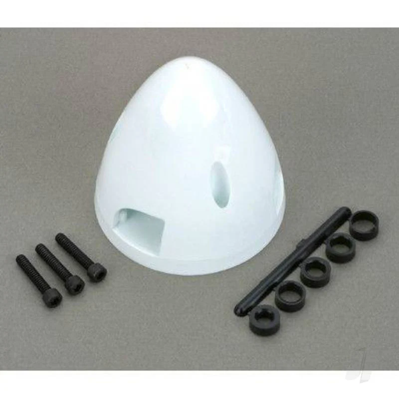 Dubro 2-1/2" Spinner 3 Blade in White DUB545