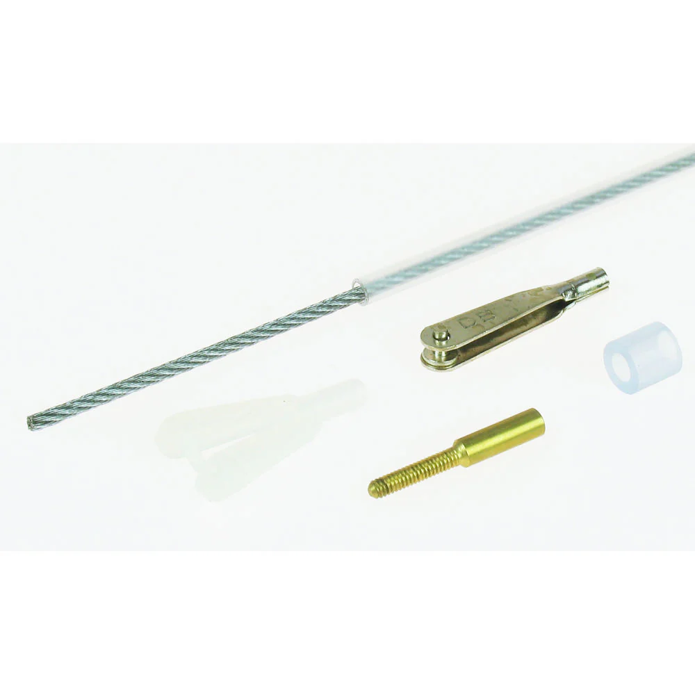 Dubro 48in Snake & Quicklinks (Bowden Cable) (1) DUB344