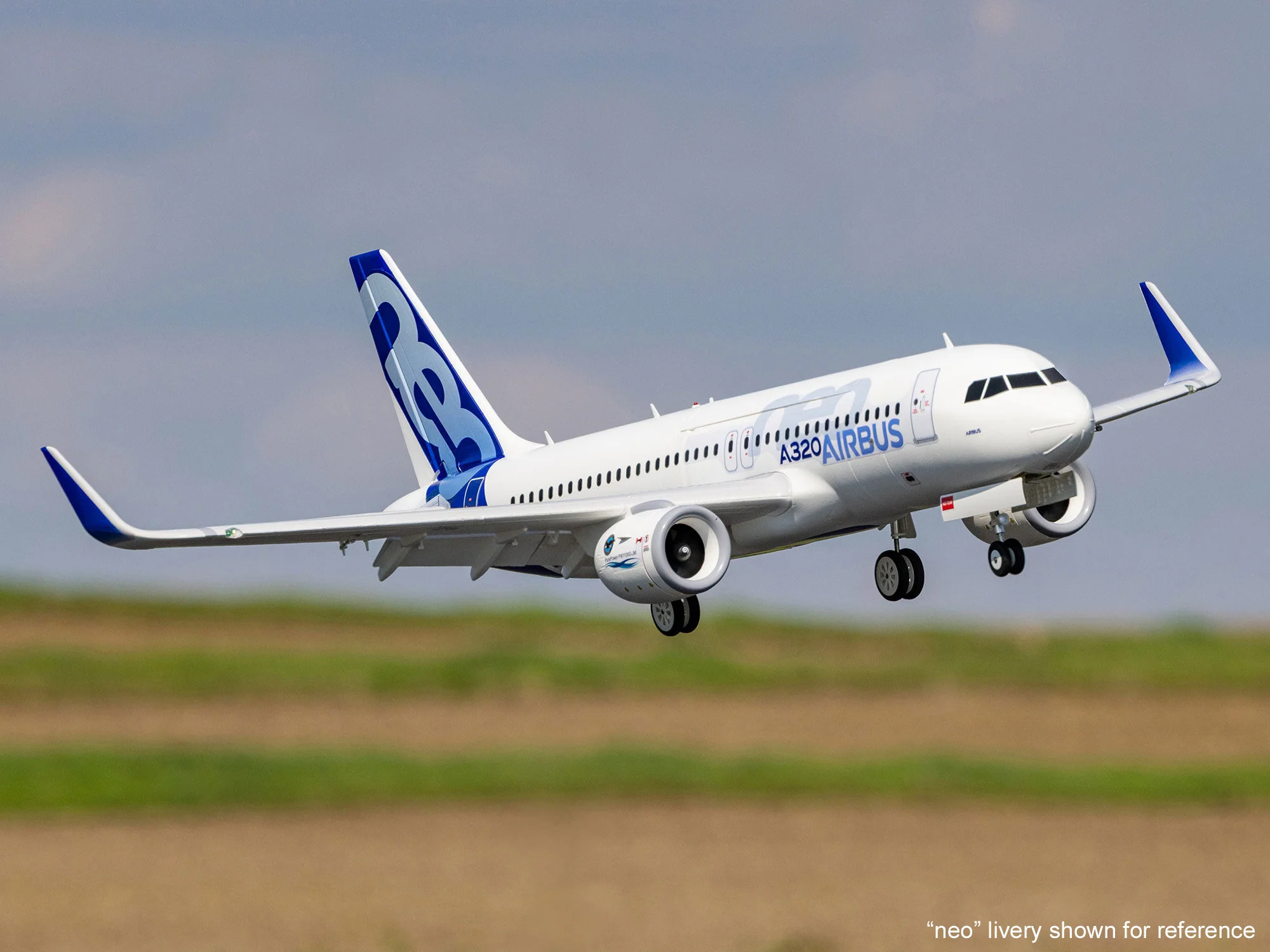 E-Flite Airbus A320neo Twin 64mm EDF BNF Basic w/AS3X+ SAFE White EFL-1495 - Image 22