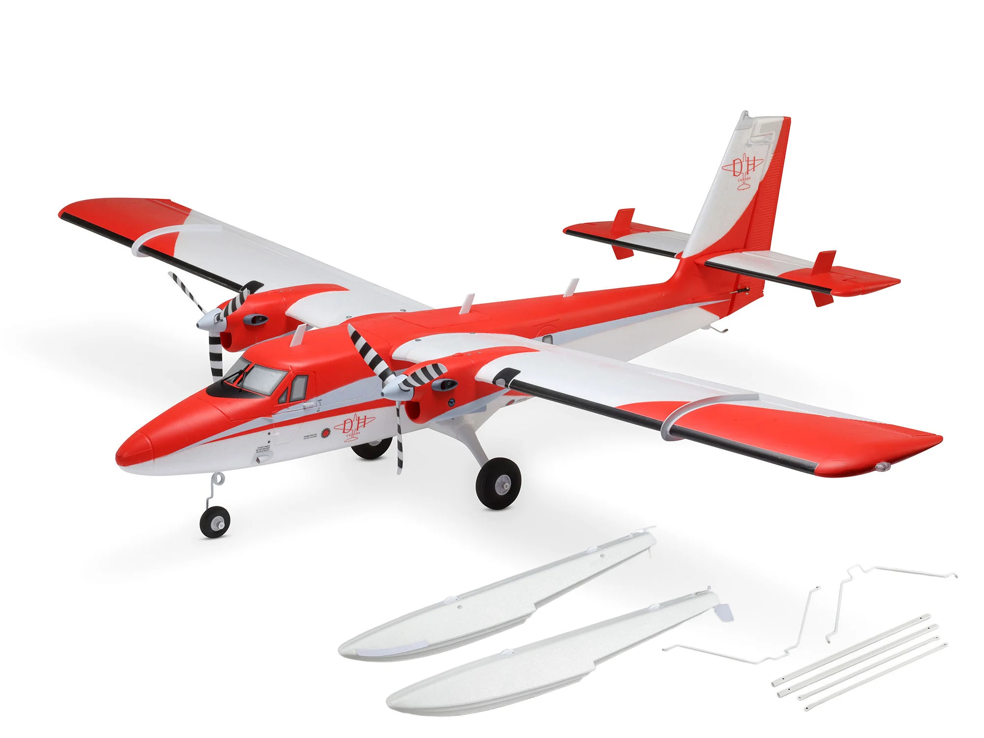E-Flite DHC-6 Twin Otter 1.4m PNP Combo with Floats EFL32075CF