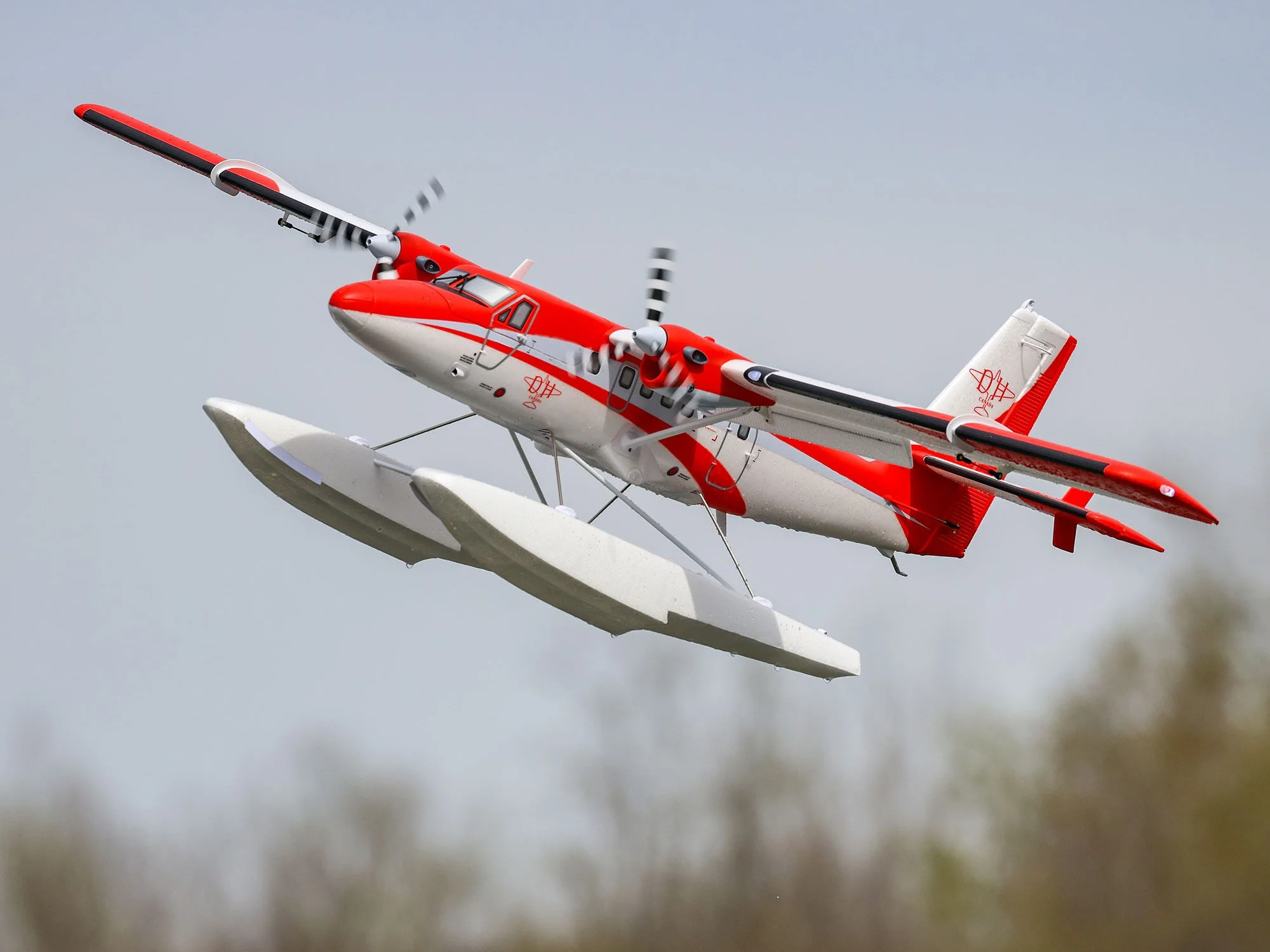 E-Flite DHC-6 Twin Otter 1.4m PNP Combo with Floats EFL32075CF - Image 20