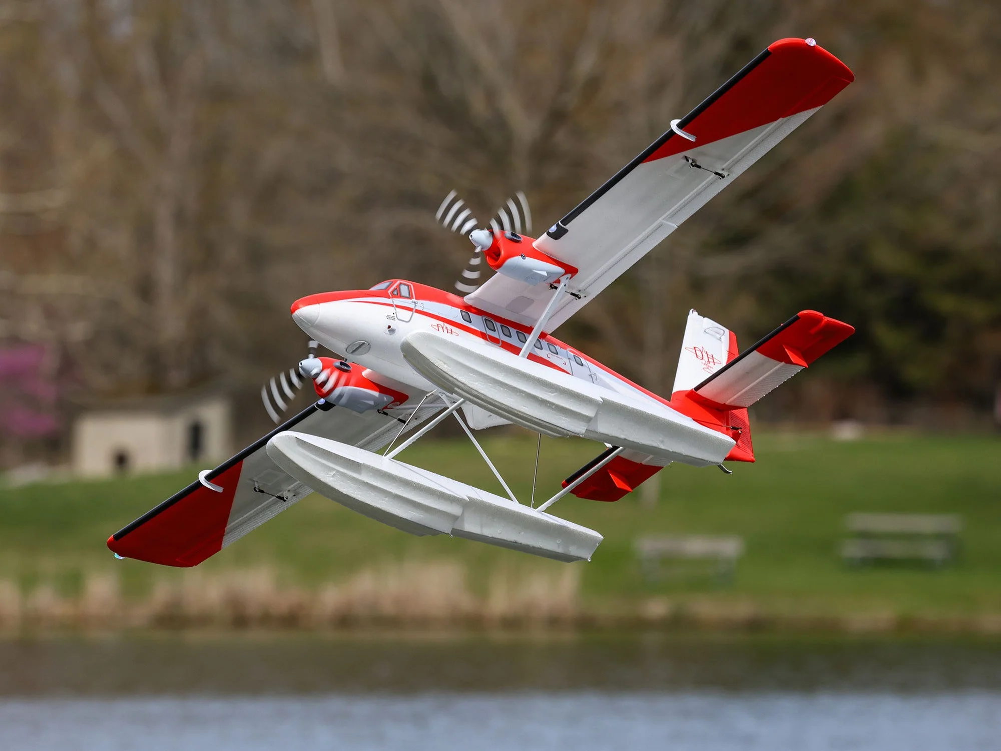 E-Flite DHC-6 Twin Otter 1.4m PNP Combo with Floats EFL32075CF - Image 22