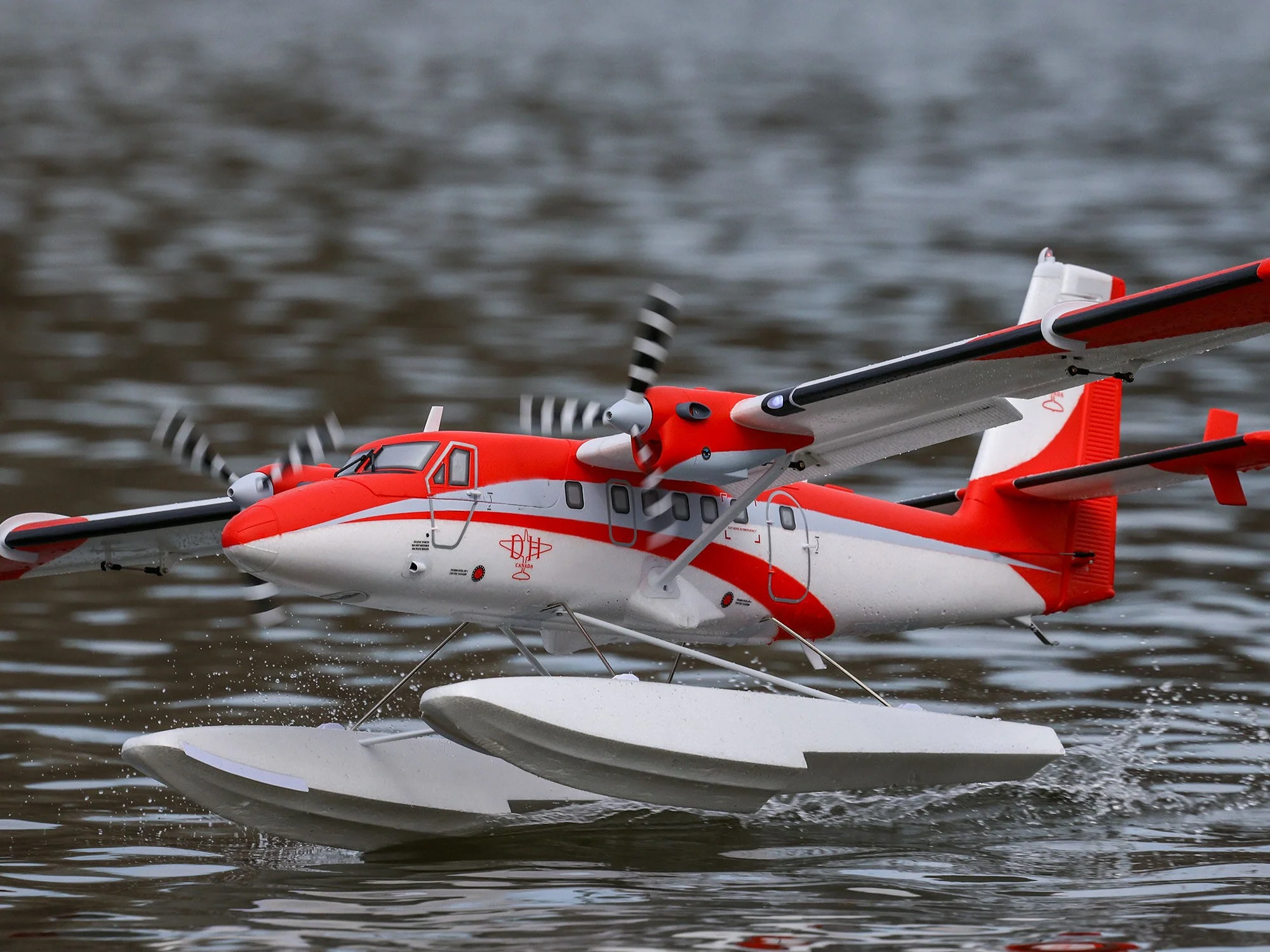 E-Flite DHC-6 Twin Otter 1.4m PNP Combo with Floats EFL32075CF - Image 24