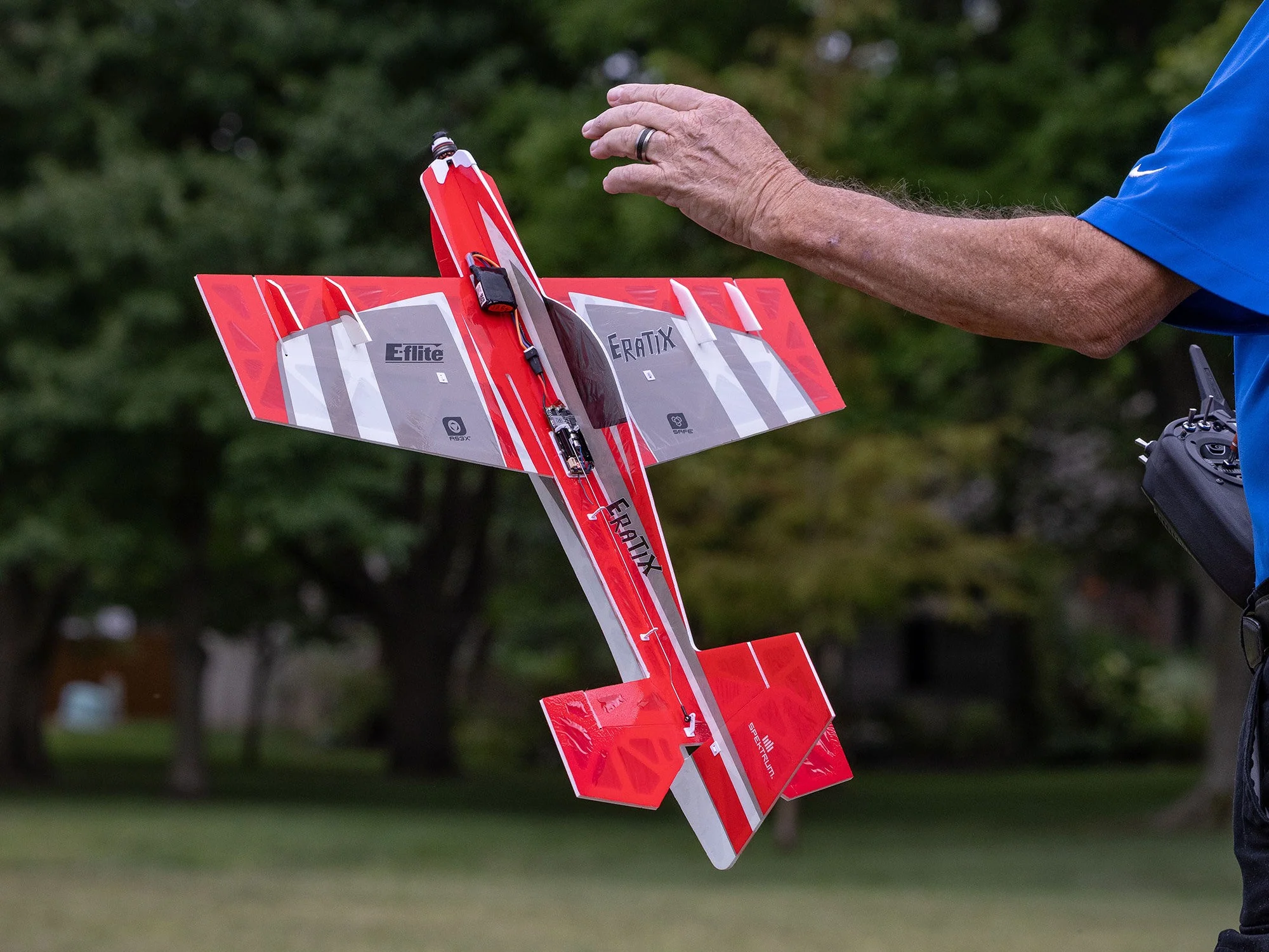 E-Flite UMX Eratix 3D FF 450mm BNF Basic with AS3X and SAFE Select EFLU02050 - Image 25