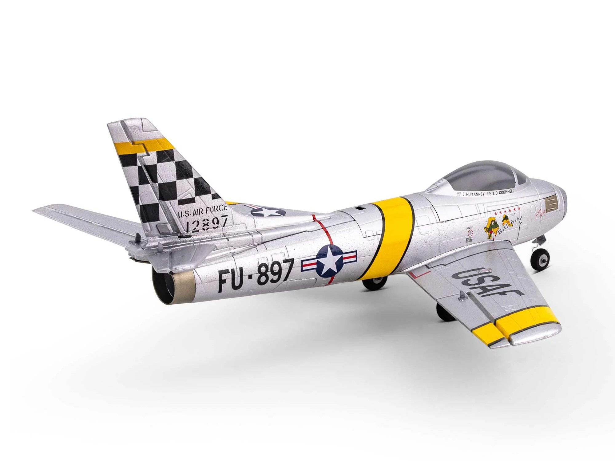 E-Flite UMX F-86 Sabre 30mm EDF Jet BNF Basic with AS3X and SAFE Select EFLU7050 - Image 12