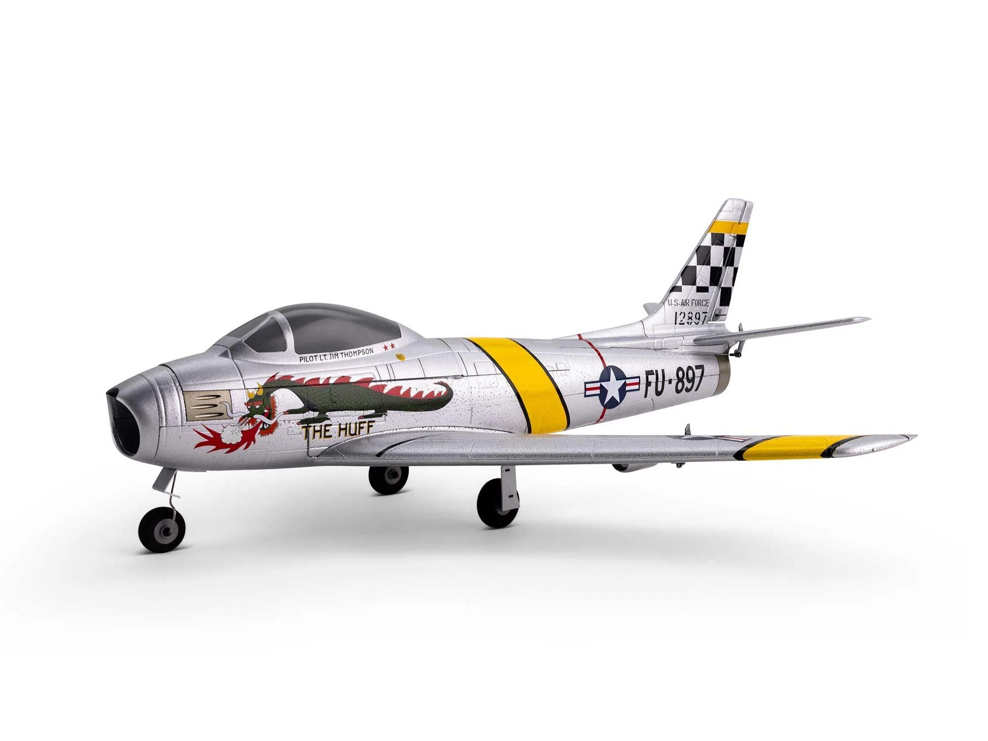 E-Flite UMX F-86 Sabre 30mm EDF Jet BNF Basic with AS3X and SAFE Select EFLU7050 - Image 2
