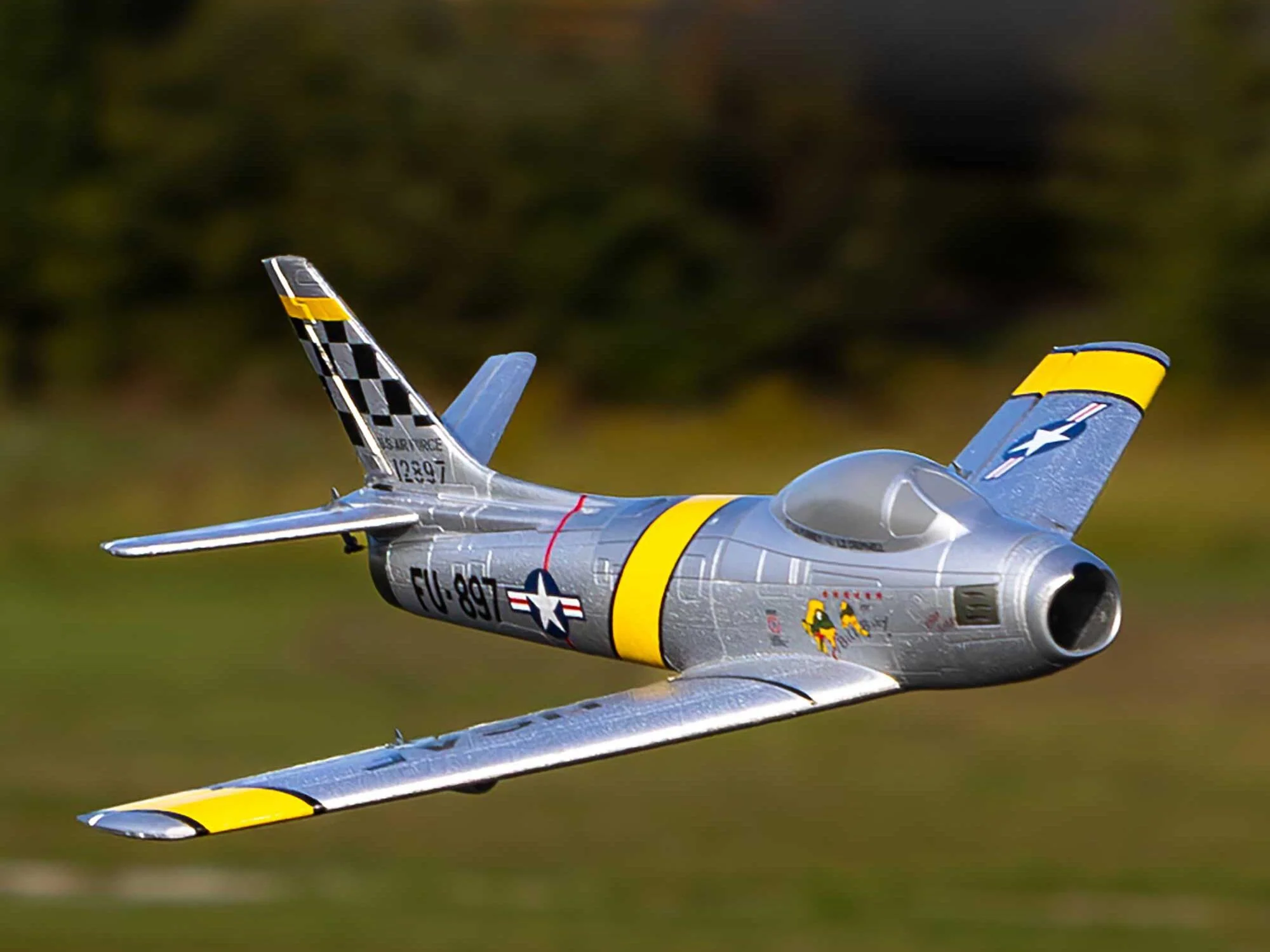 E-Flite UMX F-86 Sabre 30mm EDF Jet BNF Basic with AS3X and SAFE Select EFLU7050 - Image 27
