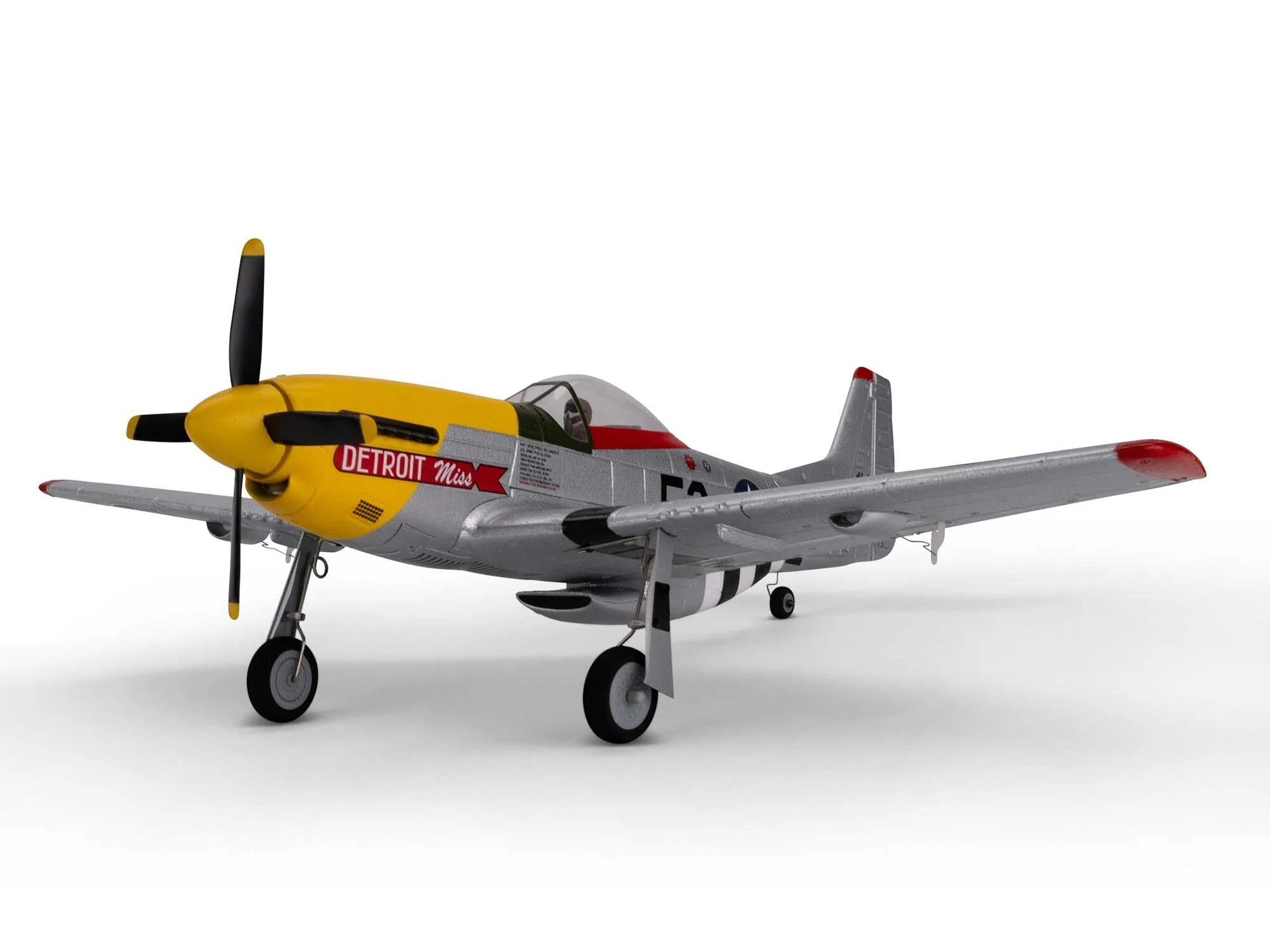 E-Flite UMX P-51D Mustang “Detroit Miss” BNF Basic with AS3X and SAFE