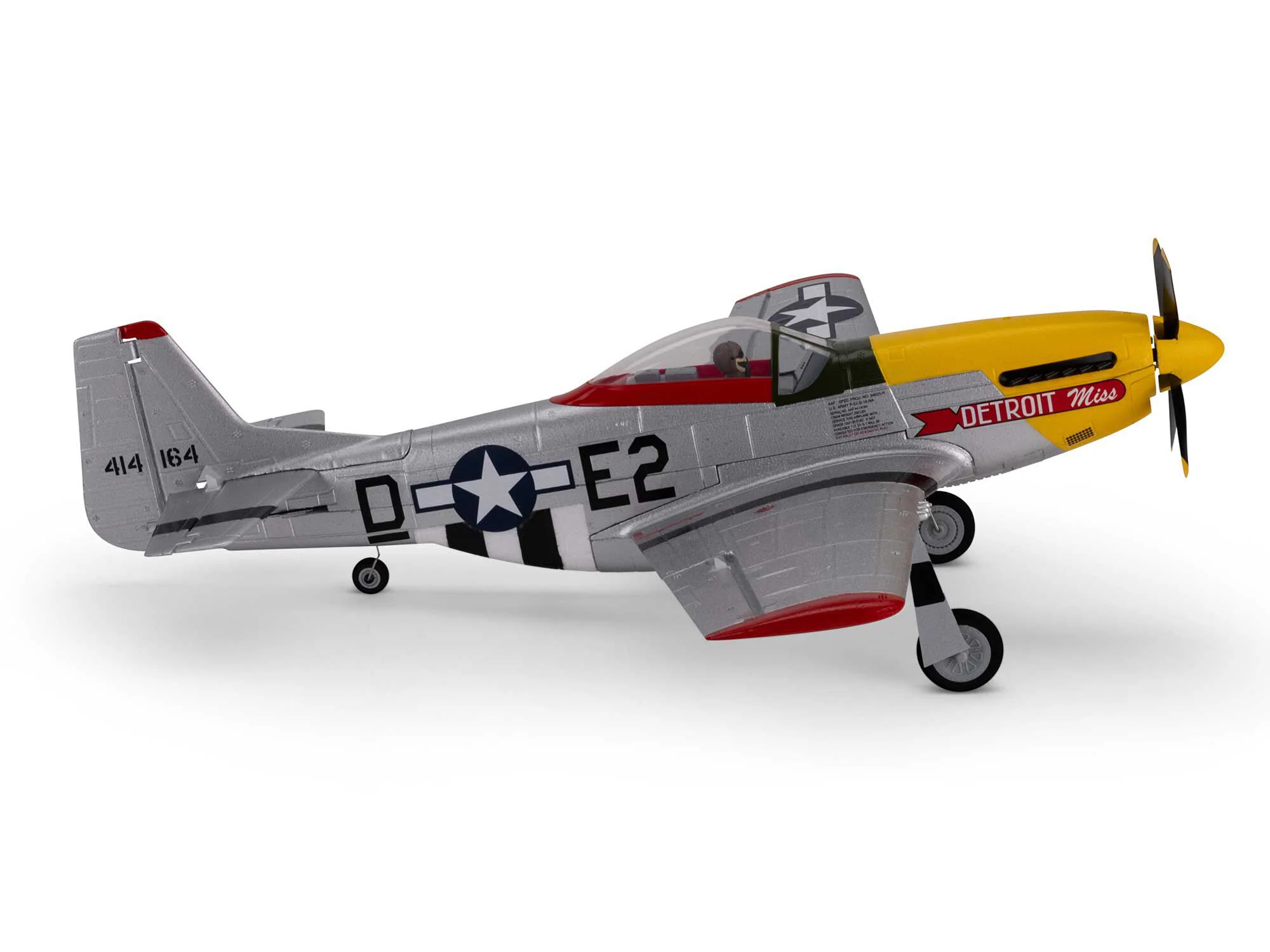 E-Flite UMX P-51D Mustang “Detroit Miss” BNF Basic with AS3X and SAFE - Image 13