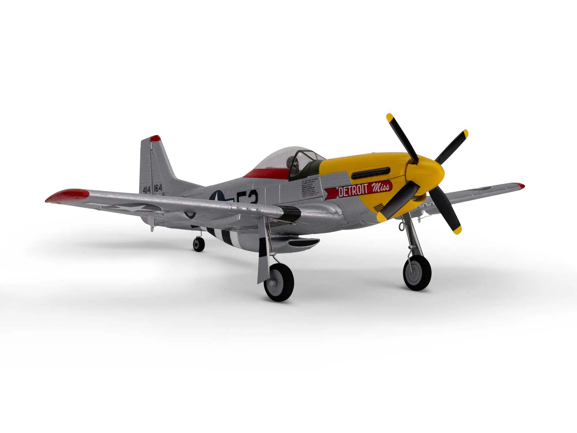 E-Flite UMX P-51D Mustang “Detroit Miss” BNF Basic with AS3X and SAFE - Image 2