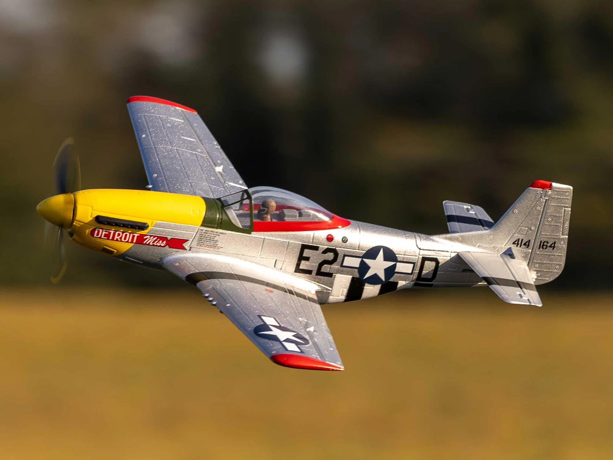 E-Flite UMX P-51D Mustang “Detroit Miss” BNF Basic with AS3X and SAFE - Image 22