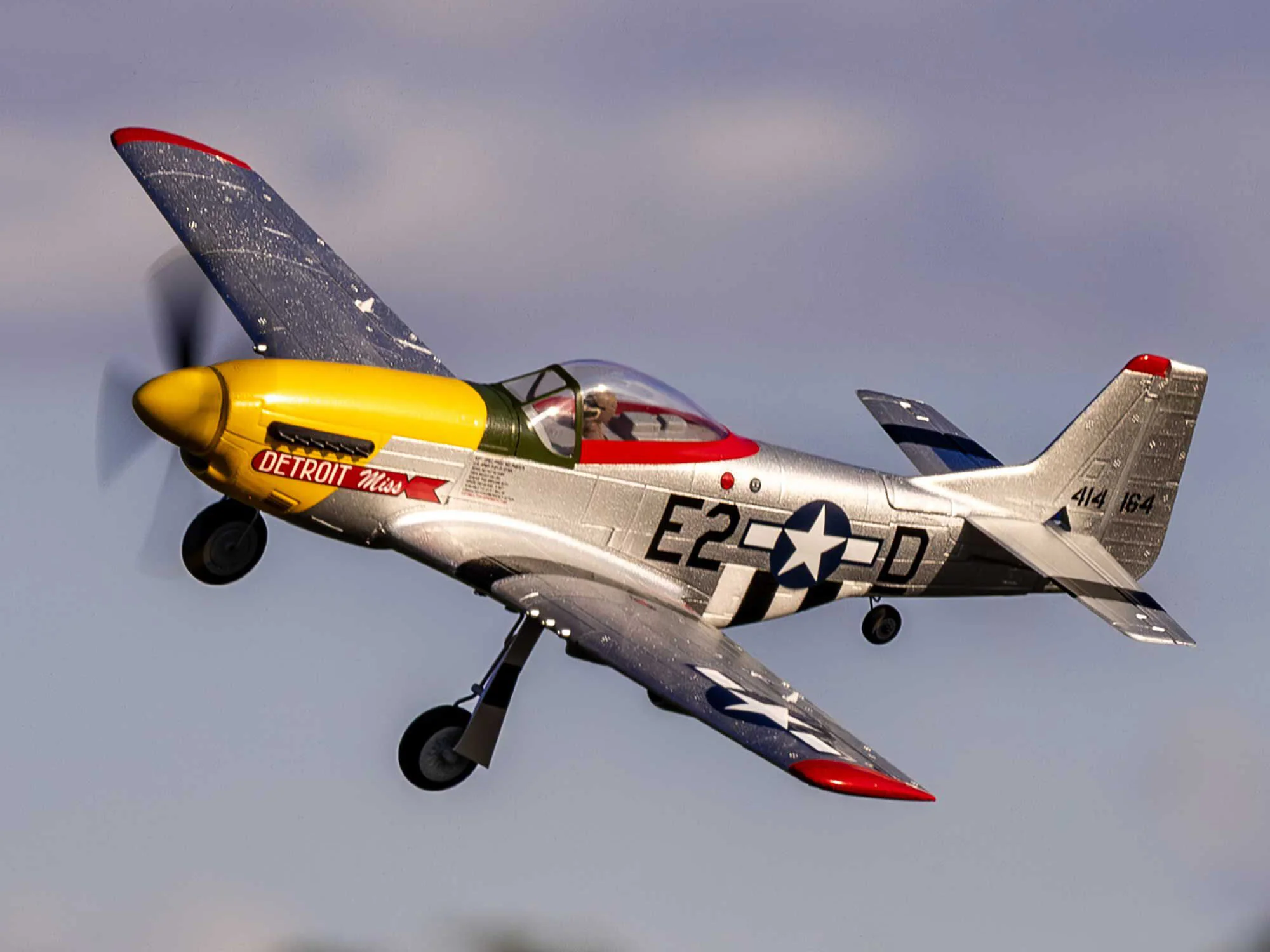 E-Flite UMX P-51D Mustang “Detroit Miss” BNF Basic with AS3X and SAFE - Image 24