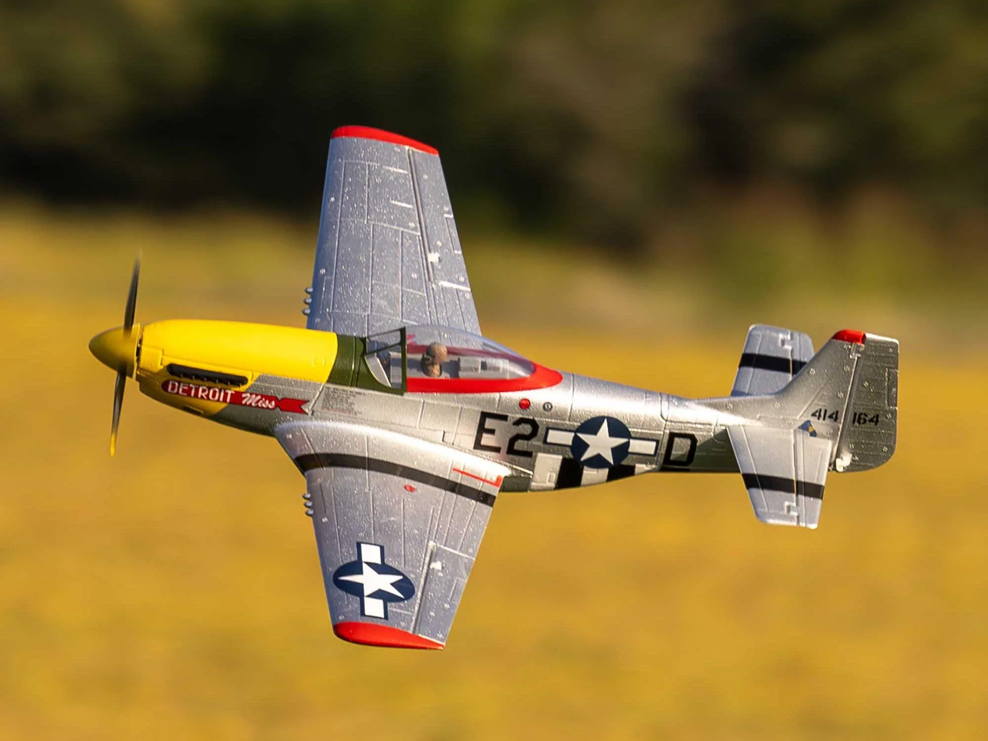E-Flite UMX P-51D Mustang “Detroit Miss” BNF Basic with AS3X and SAFE - Image 26