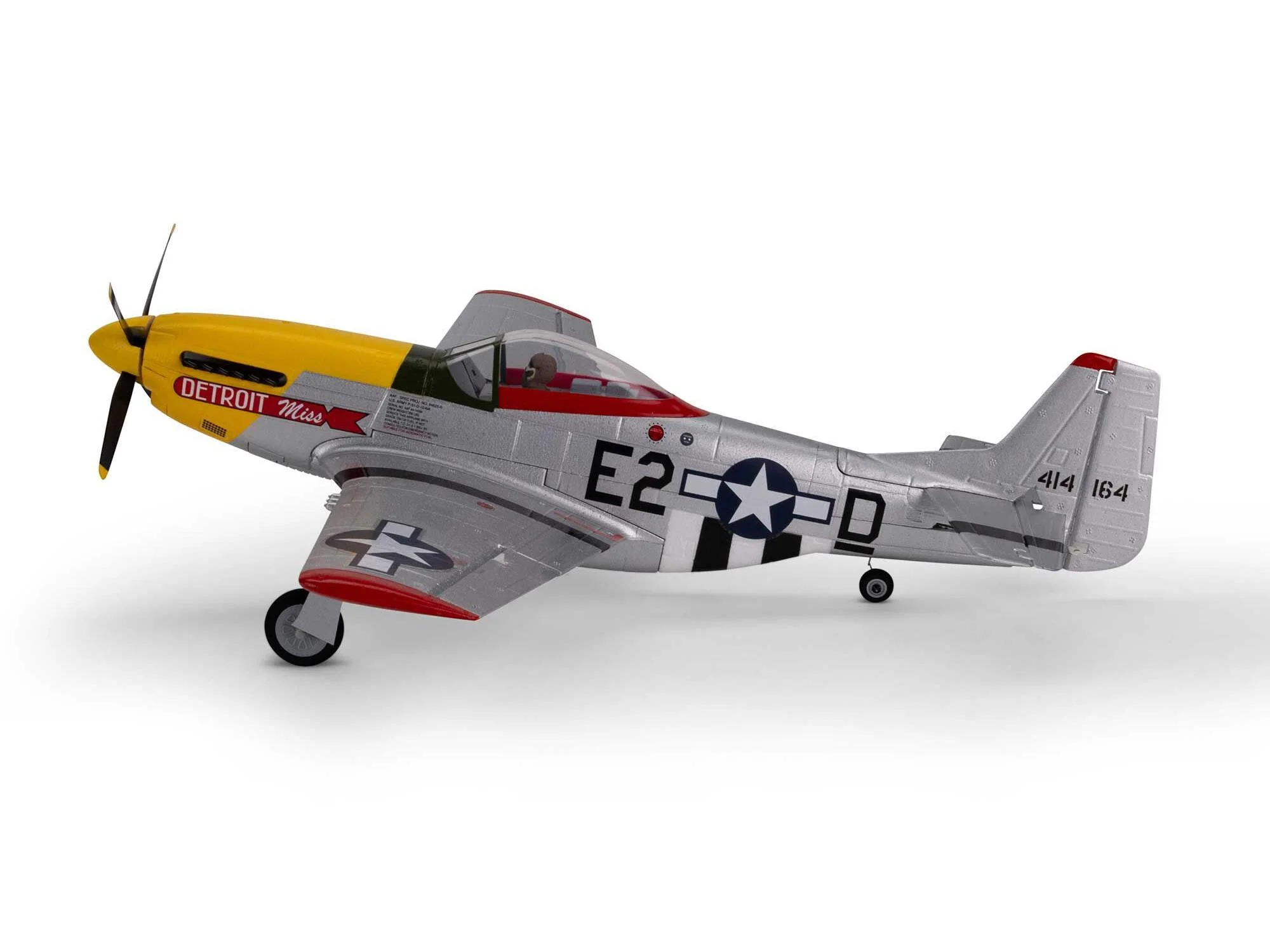 E-Flite UMX P-51D Mustang “Detroit Miss” BNF Basic with AS3X and SAFE - Image 8