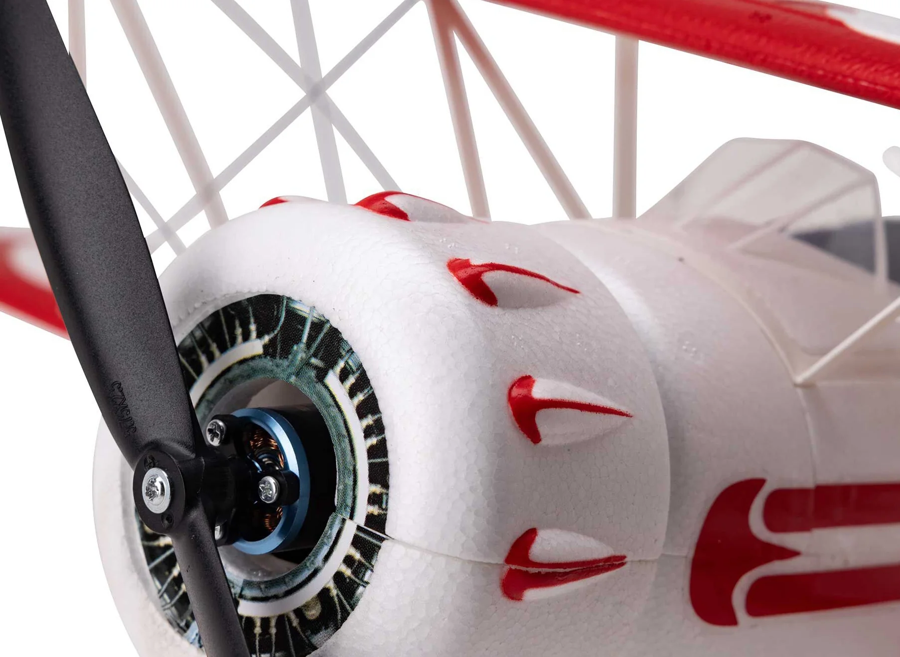 E-Flite UMX Waco BNF Basic with AS3X and SAFE Select - White EFLU53550 - Image 7