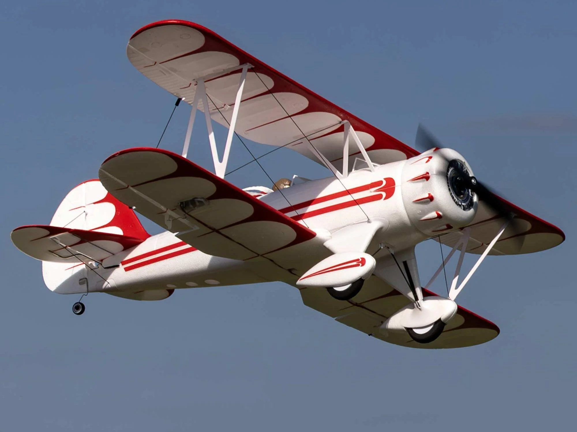 E-Flite UMX Waco BNF Basic with AS3X and SAFE Select - White EFLU53550 - Image 8