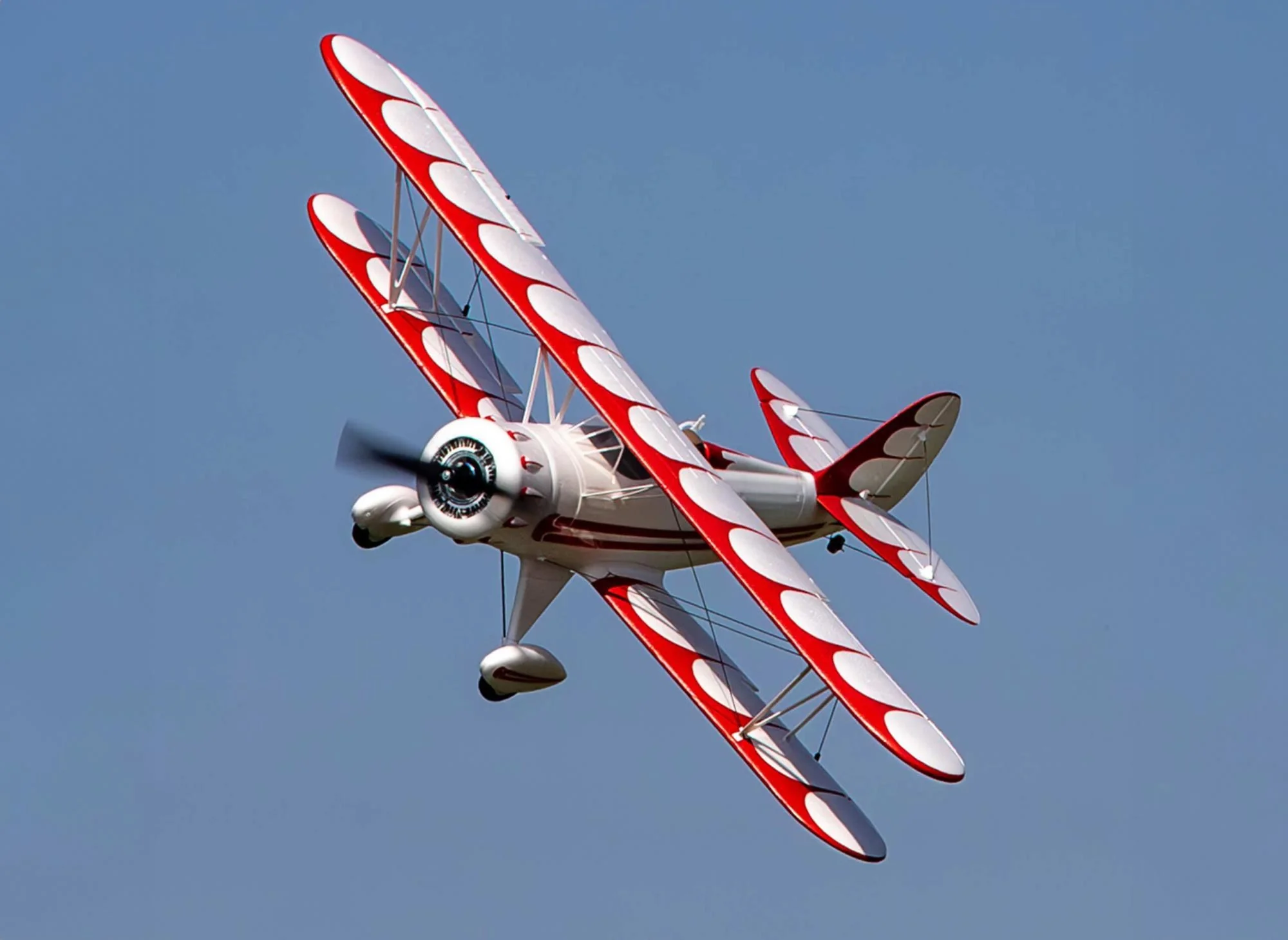 E-Flite UMX Waco BNF Basic with AS3X and SAFE Select - White EFLU53550 - Image 9