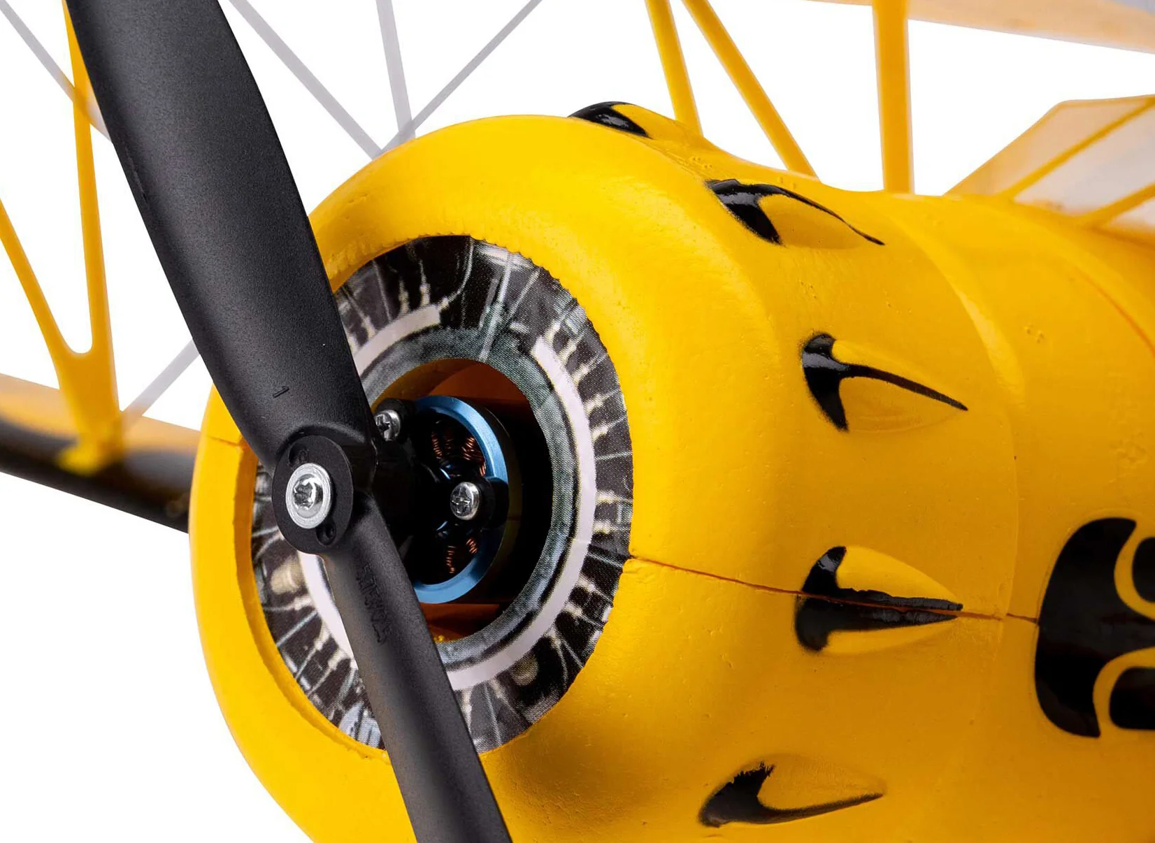 E-Flite UMX Waco BNF Basic with AS3X and SAFE Select - Yellow EFLU53550Y - Image 4