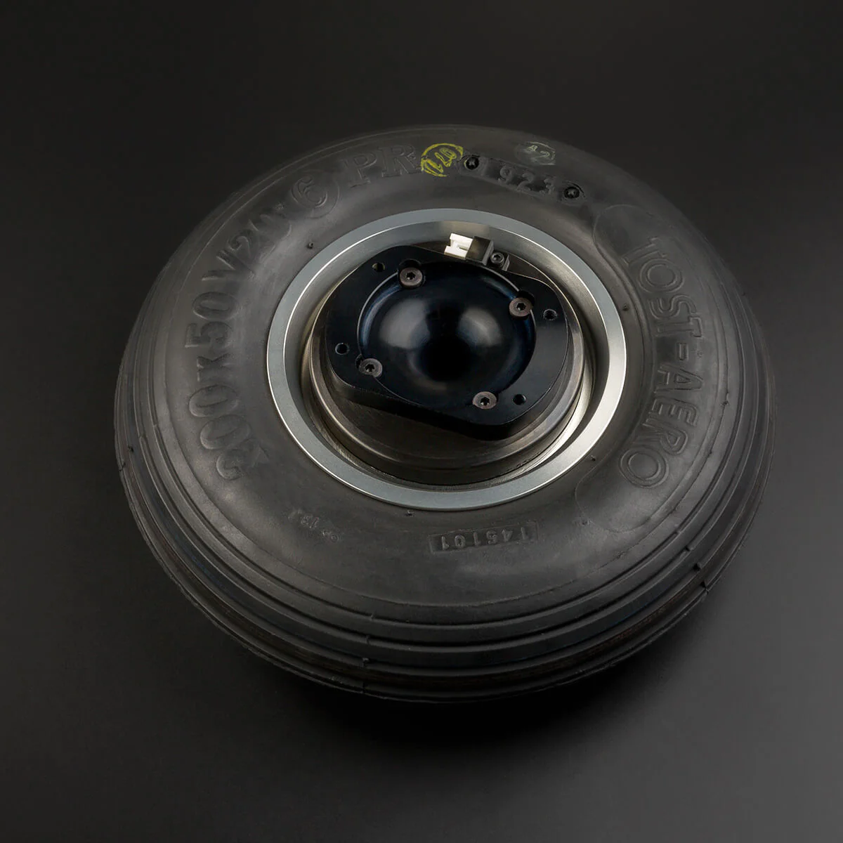 Electron 200mm Main Inflatable Wheels & Brake Set Pair for UAV applications - Image 2