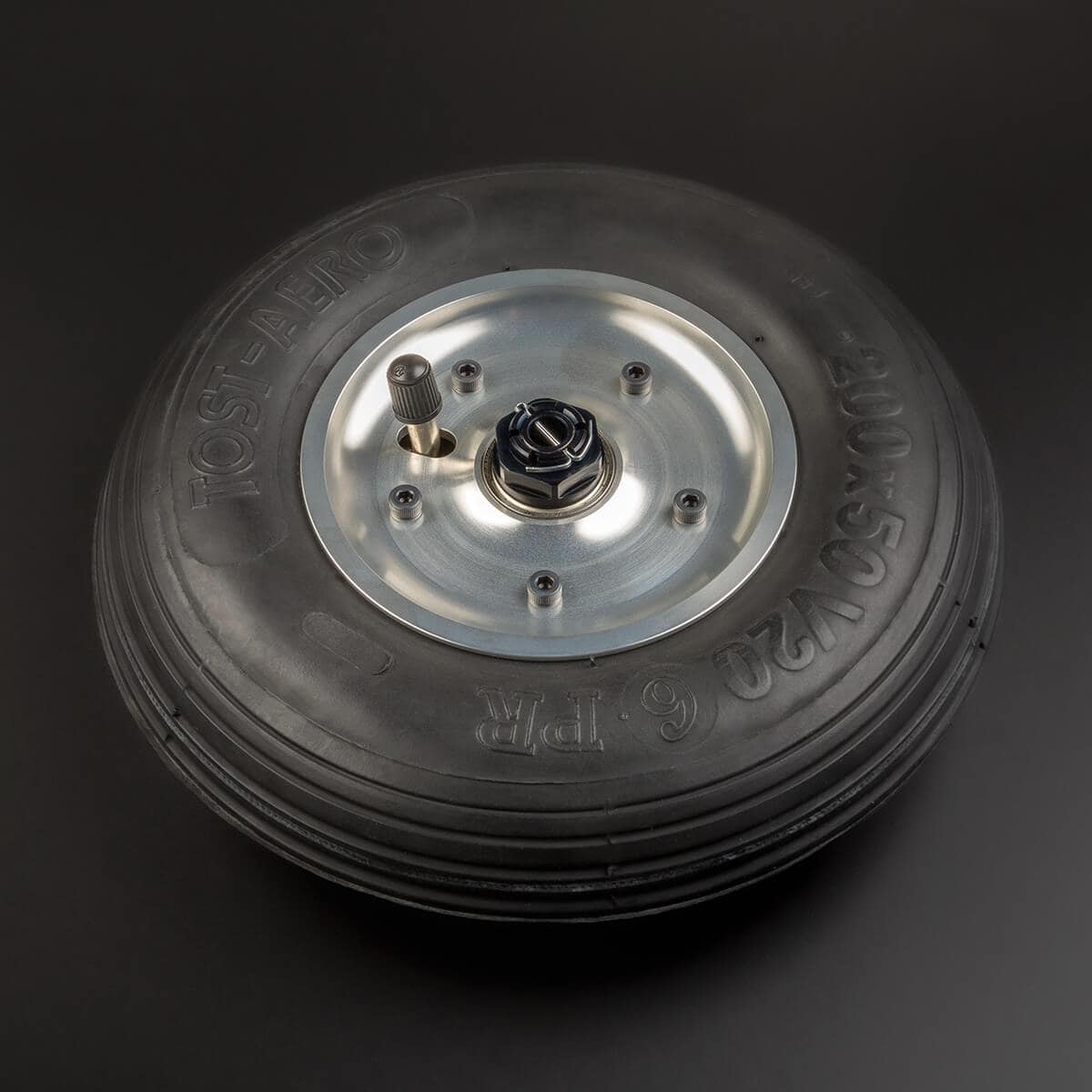 Electron 200mm Main Inflatable Wheels & Brake Set Pair for UAV applications - Image 3