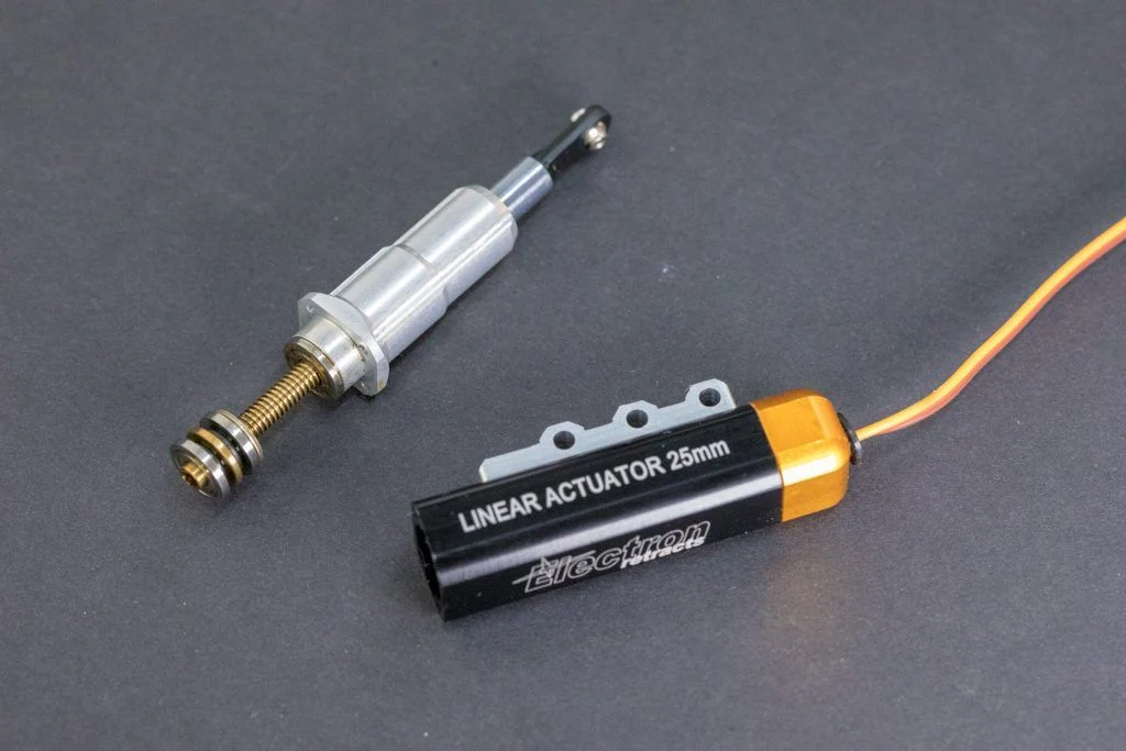 Electron Linear Actuator 20mm Travel Inc Ball Link High Speed 45N @ 6v in 2.5sec - Image 3