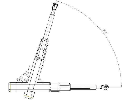 Electron Linear Actuator 20mm Travel Inc Ball Link High Speed 45N @ 6v in 2.5sec - Image 6
