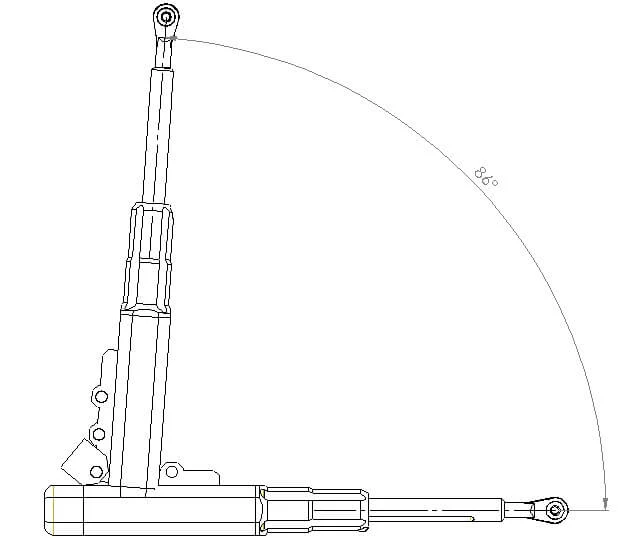Electron Linear Actuator 31.5mm Travel Inc Ball Link 60N @ 8v - Image 10