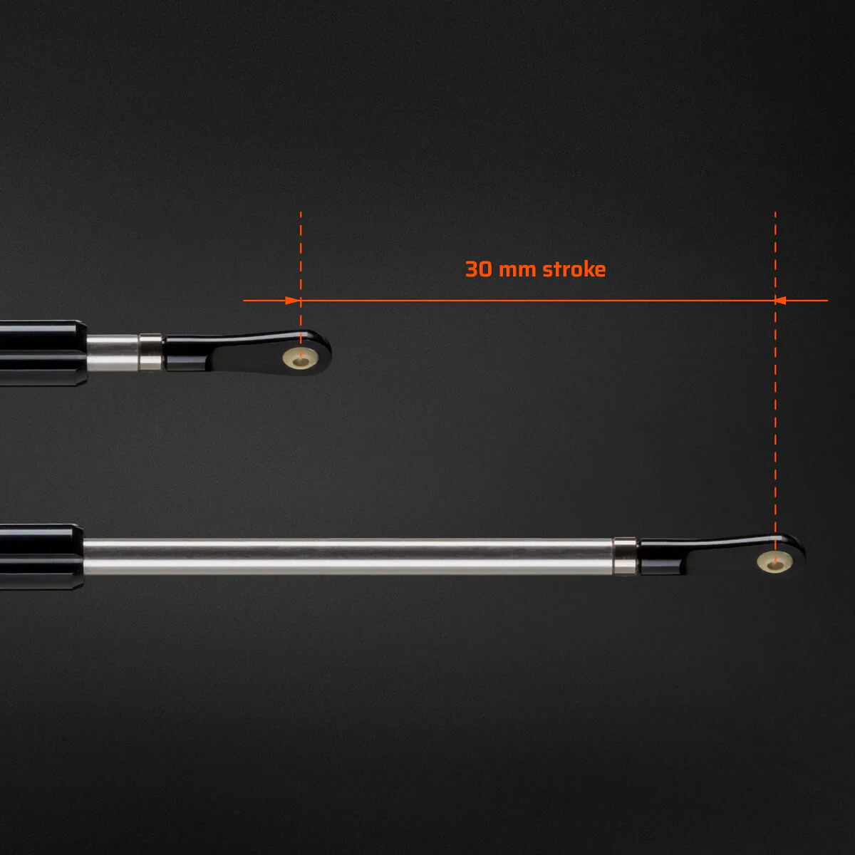 Electron Linear Actuator 31.5mm Travel Inc Ball Link 60N @ 8v - Image 3