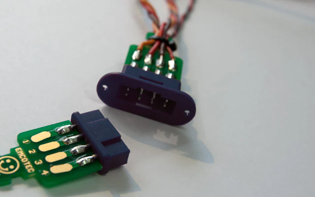 Emcotec MPX Wing connectors 8pin with PCBs: 2 pairs sockets and plugs 4 soldering PCBs A85310 (1109) - Image 2