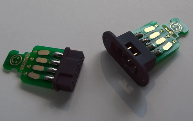 Emcotec MPX Wing connectors 8pin With PCB & Mounting Set (2 pairs) A85310-1128 - Image 3
