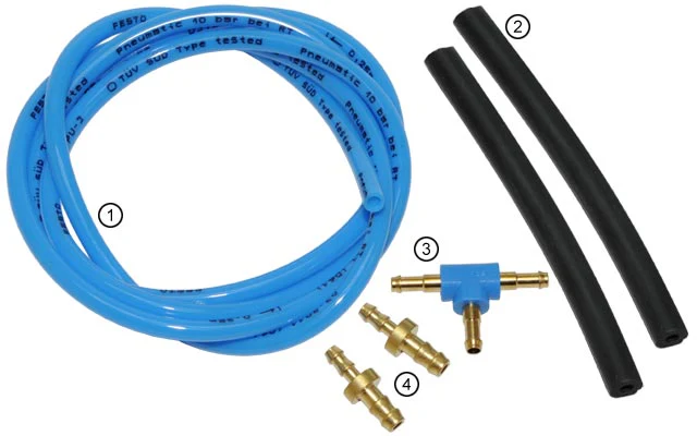 Emcotec PowerSmoke muffler connection set 1 and 2 cylinder Engines A90073